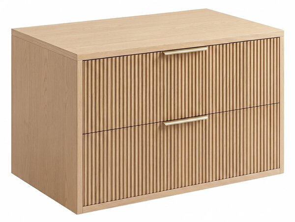 Bathroom vanity cabinet Rea Mono 80cm Beige