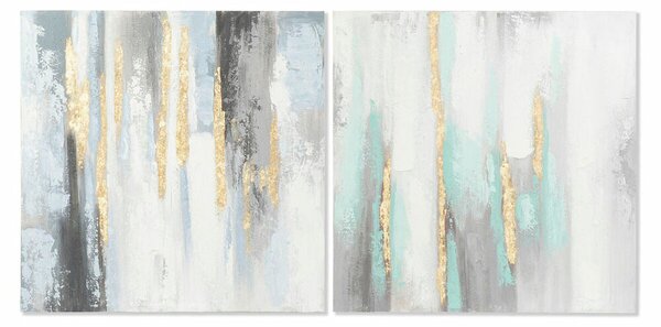 Painting DKD Home Decor Abstract 80 x 3 x 80 cm Modern (2 Units)