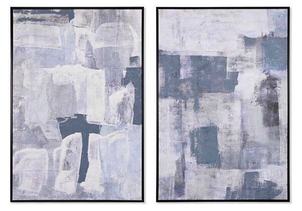 Painting DKD Home Decor 83 x 4,5 x 122,5 cm 83 x 4,5 x 123 cm Abstract Urban (2 Units)