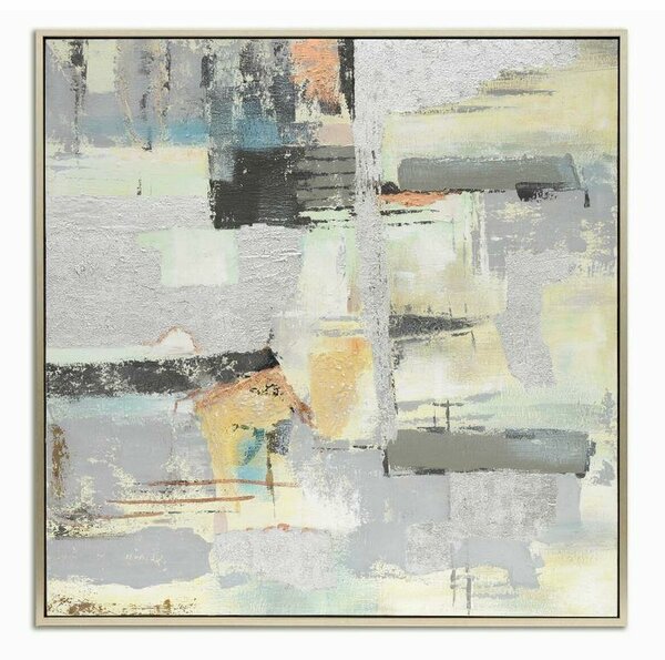 Canvas DKD Home Decor Abstract Modern (131 x 3,8 x 131 cm)