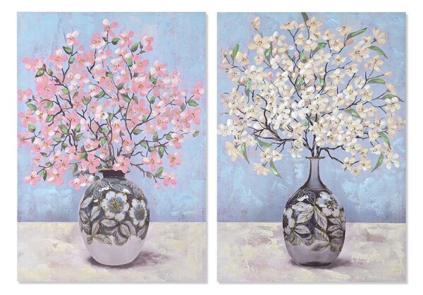 Painting DKD Home Decor Vase Traditional 70 x 3 x 100 cm (2 Units)