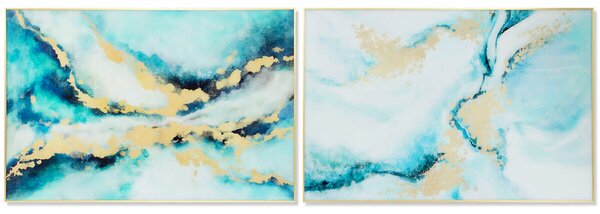 Painting DKD Home Decor 80 x 2,5 x 120 cm Abstract Modern (2 Units)