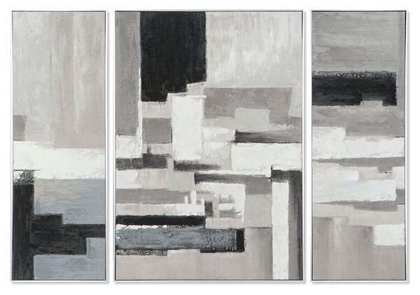 Set of 3 pictures DKD Home Decor Abstract Modern 140 x 3,5 x 100 cm