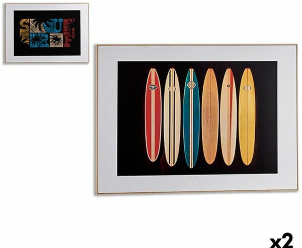 Canvas Surf 81,5 x 3 x 121,5 cm (2 Units)