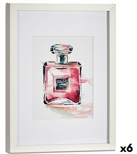 Painting Perfume Glass Particleboard 33 x 3 x 43 cm (6 Units)