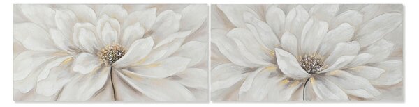 Painting Home ESPRIT Shabby Chic Poppy 120 x 3 x 60 cm (2 Units)