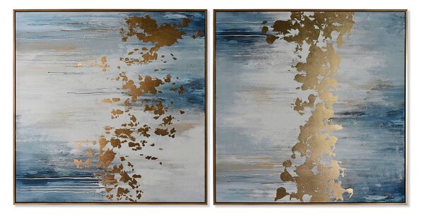 Painting Home ESPRIT Abstract Modern 100 x 4 x 100 cm (2 Units)