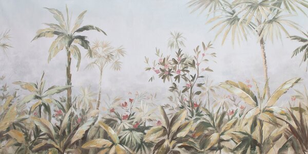 Oil Painting Romimex Canvas Jungle 70 x 140 x 4 cm