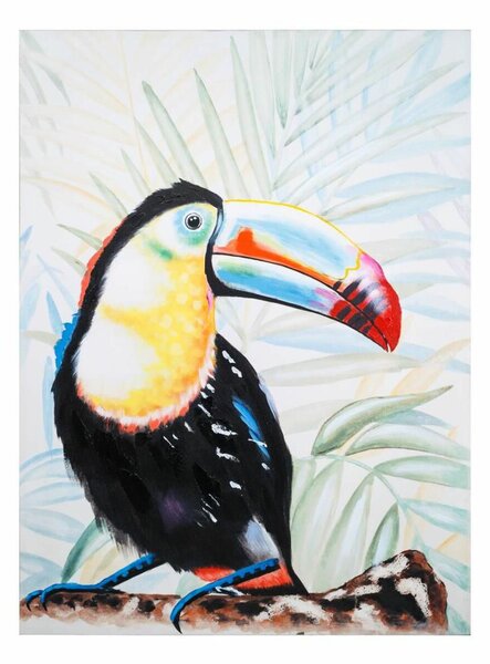 Painting Alexandra House Living Toucan Canvas Fir wood 120 x 3 x 90 cm