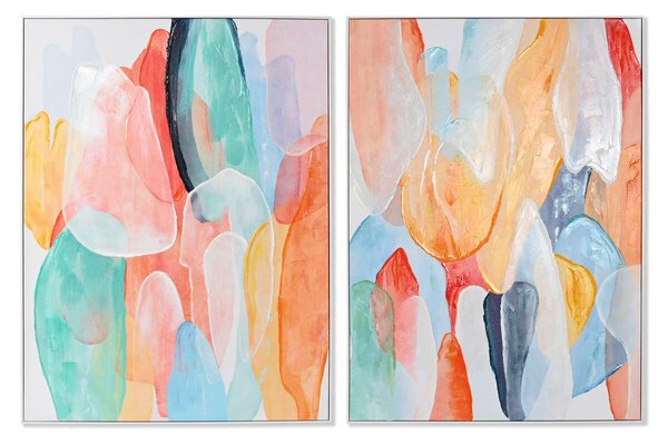 Painting Home ESPRIT Abstract Modern 90 x 3,5 x 120 cm (2 Units)