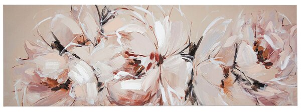 Oil Painting Romimex Canvas Flowers 150 x 50 x 4 cm