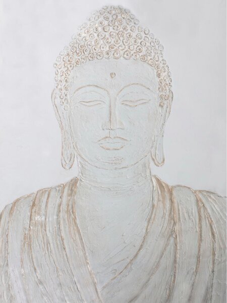 Oil Painting Romimex Canvas Buddha 120 x 160 x 4 cm