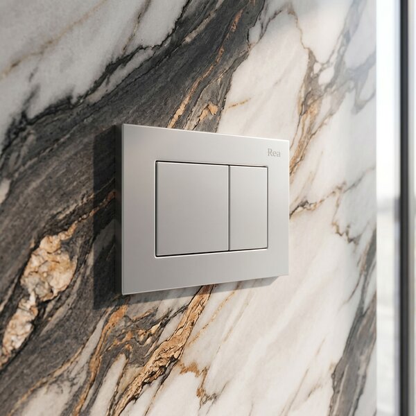 Toilet Flush Button Rea J K011A-Q and Slim 024N Satin