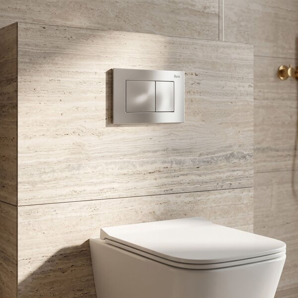 Toilet Flush Button Rea J K011A-Q and Slim 024N Satin