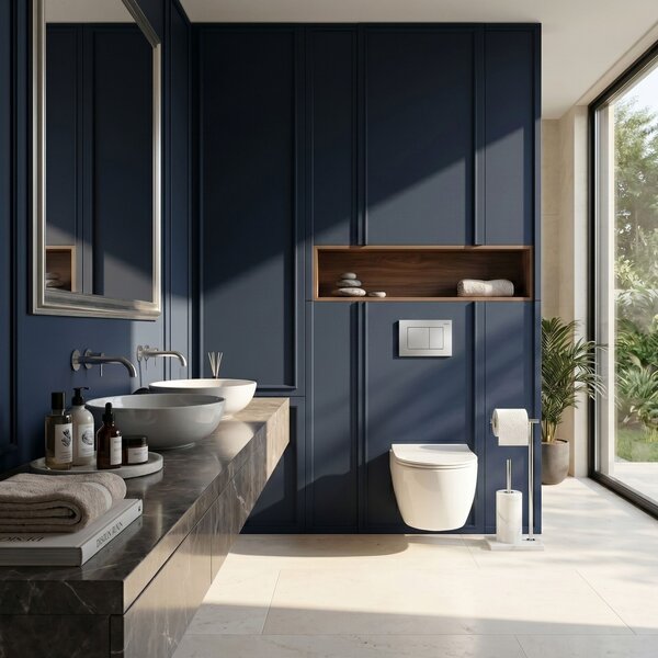 Toilet Flush Button Rea J K011A-Q and Slim 024N Satin