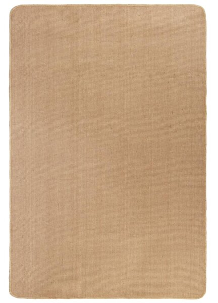 Area Rug Jute with Latex Backing 120x180 cm Natural