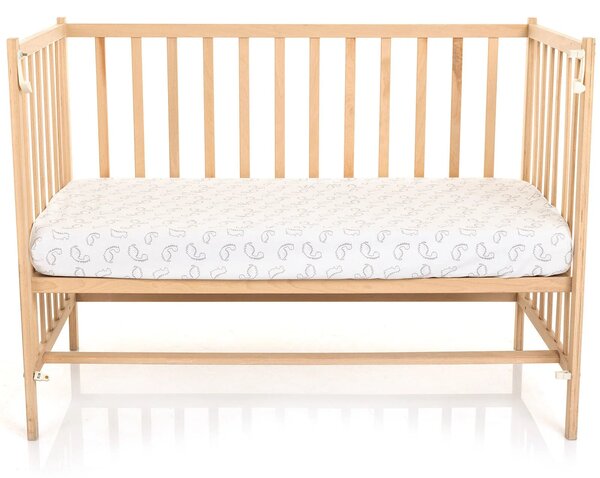 Little Dreams Boy Baby Crib Sheet - Grey