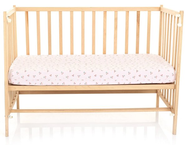 Little Dreams Girl Baby Crib Sheet - Pink