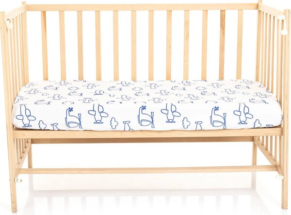 Little Dreams Baby Boy Crib Sheet - Blue