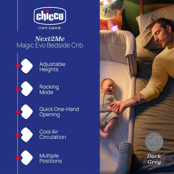 Chicco Next 2 Me Magic Evolution Crib