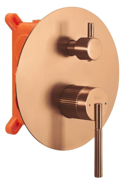 Shower system Rea Argon Brush Copper + BOX