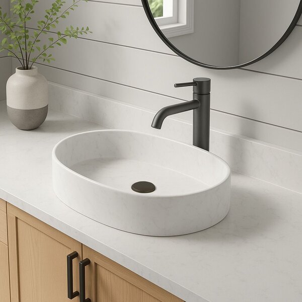 Bathroom faucet Rea Lungo Titan High