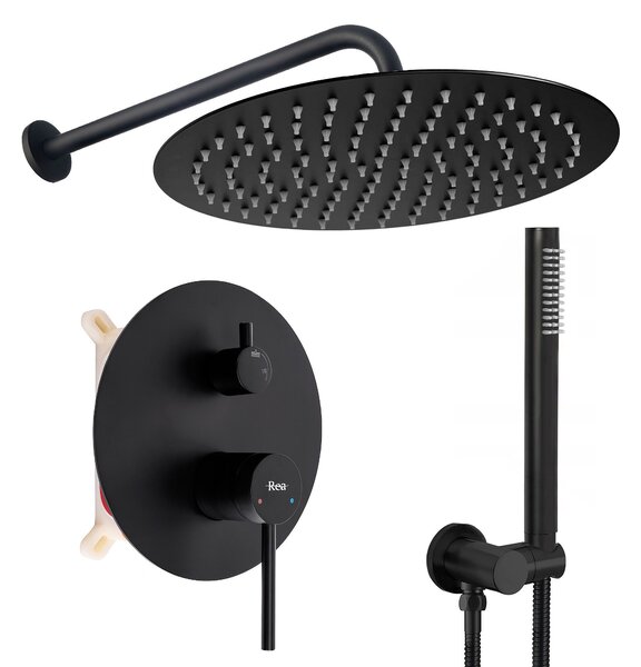 Shower system Rea Foss Clif Black + BOX
