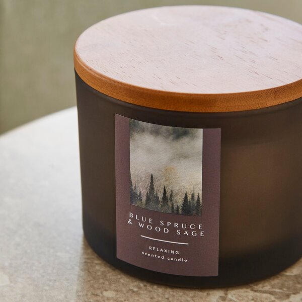 Blue Spruce & Sage Multi Wick Candle