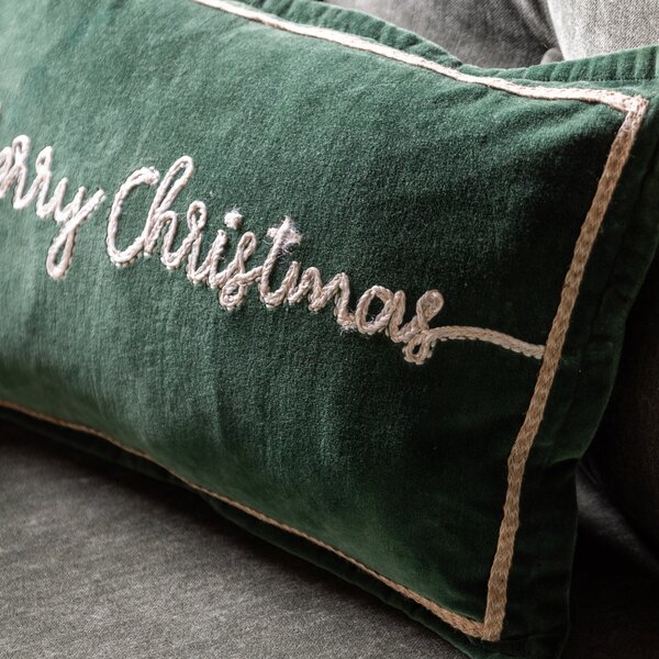 Charming Noel Merry Tree Rectangle Cushion