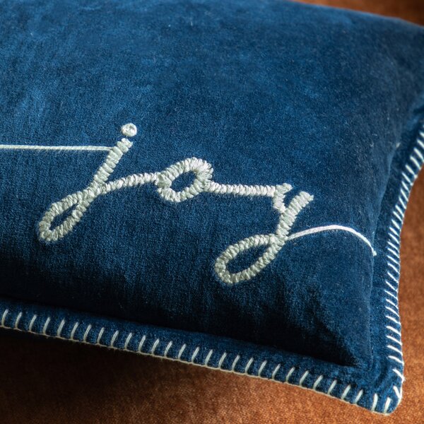 Merry & Bright Joy Rectangle Cushion