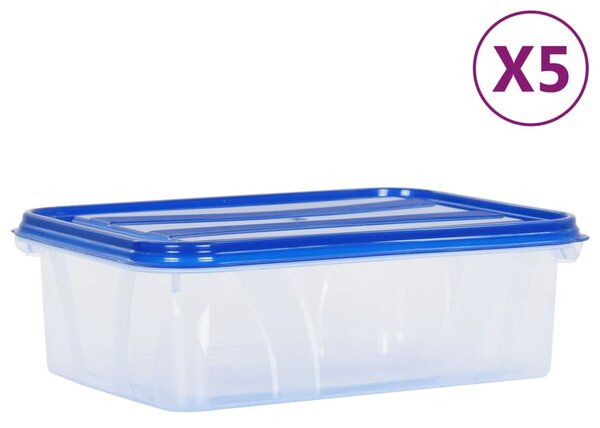 Food Storage Containers with Lids 5 pcs PP