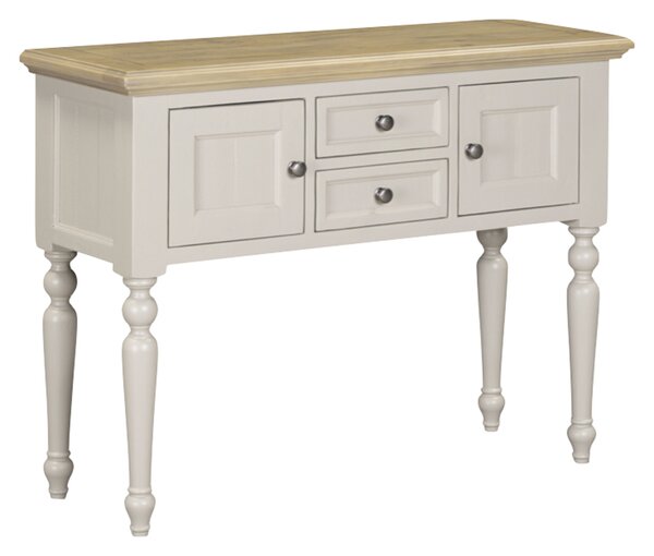 Chilton Wooden Buffet Sideboard With 2 Doors 2 Drawers - Grey And Natural