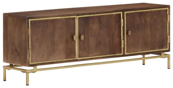 TV Cabinet 120x30x46 cm Solid Mango Wood