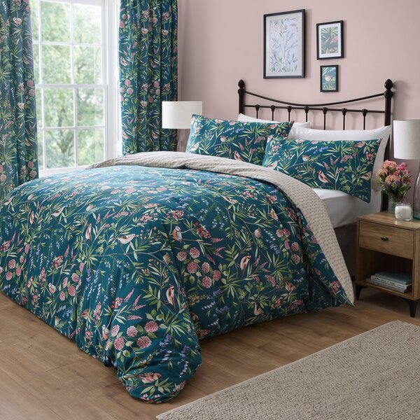 Dreams & Drapes Caraway Duvet Cover Bedding Set Green