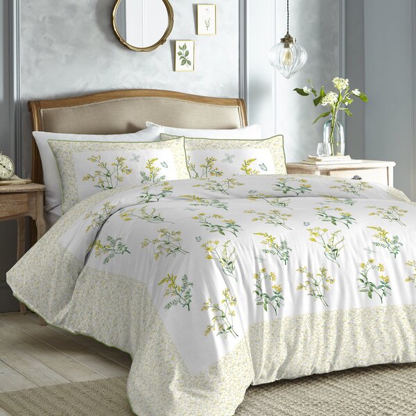 Appletree Elise Duvet Cover Bedding Set Yellow