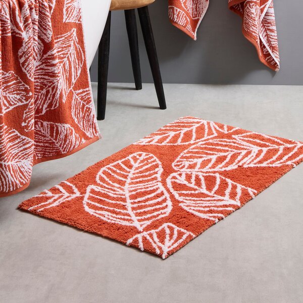 Fusion Matteo Bath Mat Terracotta