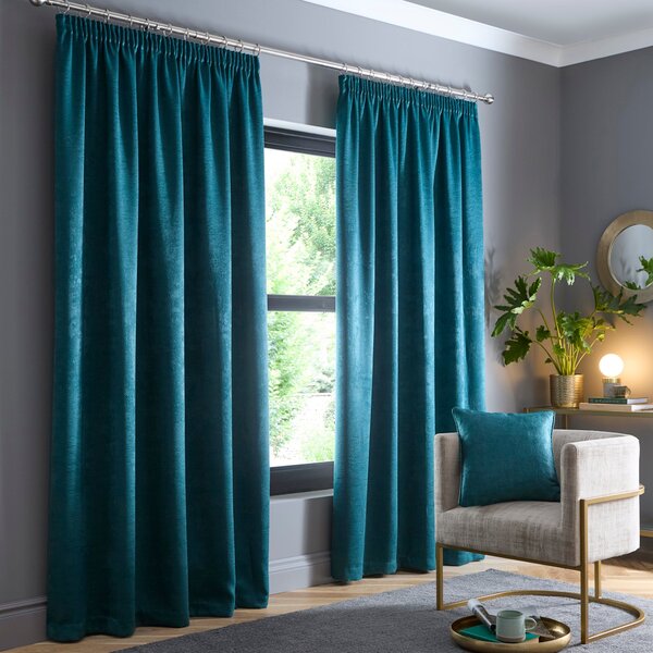 Fusion Galaxy Dimout Ready Made Curtains Forest Green