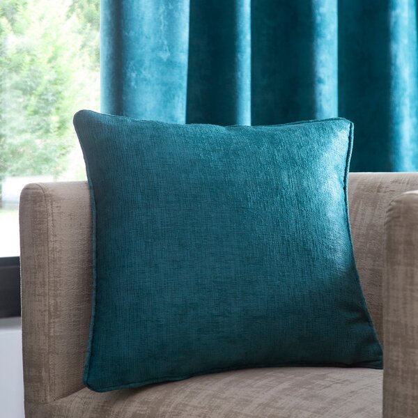 Fusion Strata 43cm x 43cm Filled Cushion Forest Green