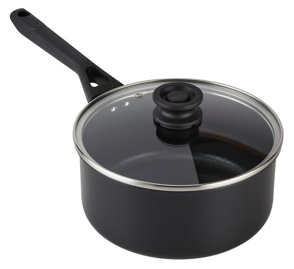 Ninja ZEROSTICK Classic Saucepan with Lid, 20cm Black