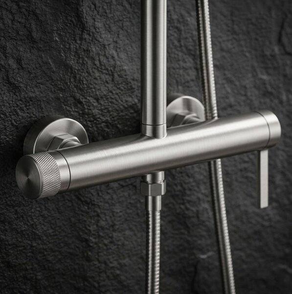 Shower set Rea Rivo Brush Nickel