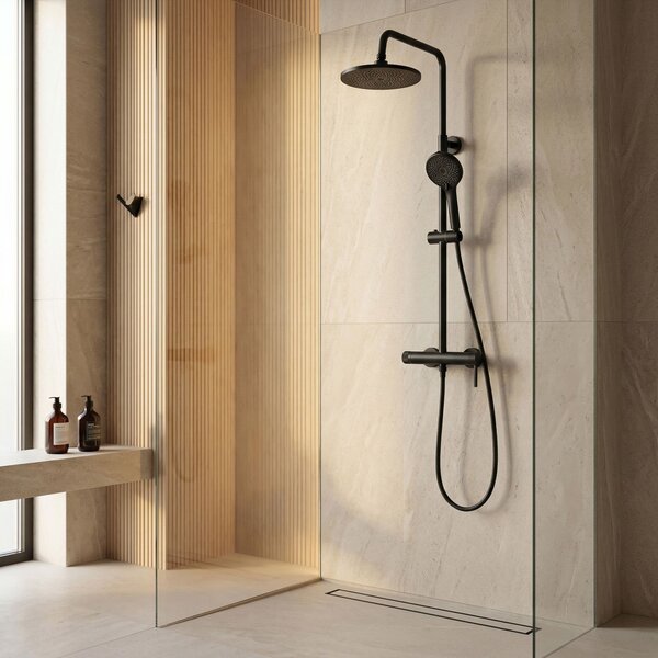 Shower set Rea Rivo Black