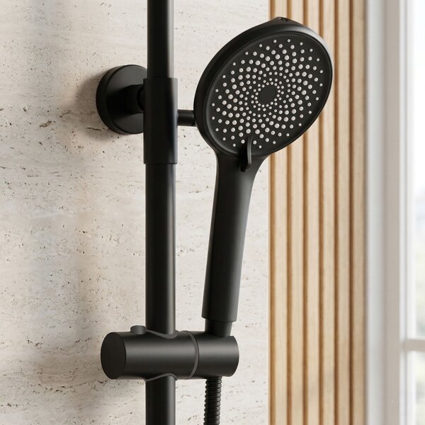 Shower set Rea Rivo Black