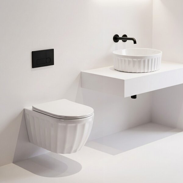 Toilet bowl Rea Duo White