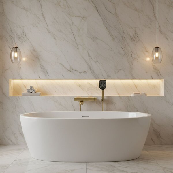 Bathroom faucet REA Arlo Gold Brush