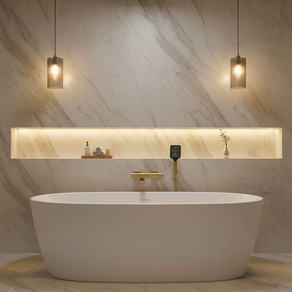 Bathroom faucet REA Arlo Gold Brush