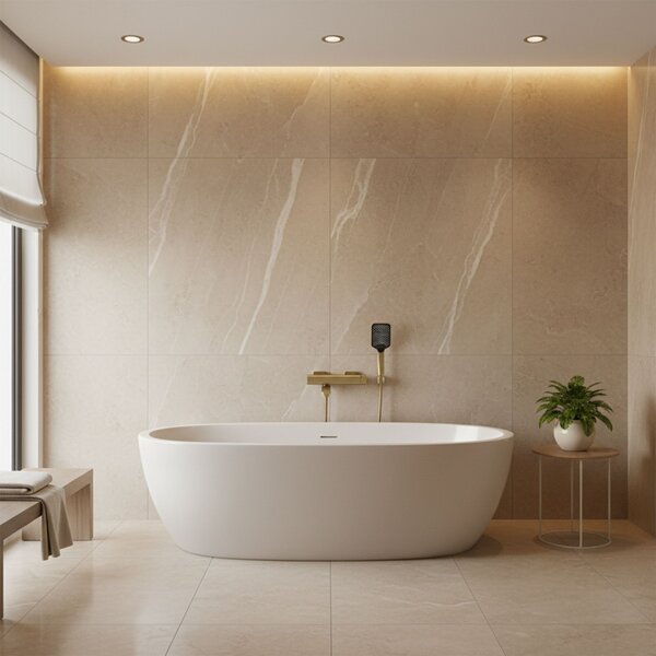 Bathroom faucet REA Arlo Gold Brush