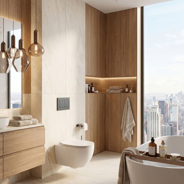 Toilet Flush Button Rea J K011A-Q and Slim 024N Titan