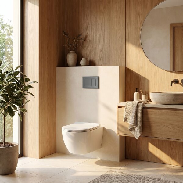 Toilet Flush Button Rea J K011A-Q and Slim 024N Titan