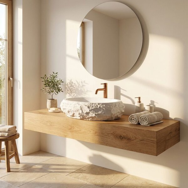 Countertop Basin Rea Mika Light Grey