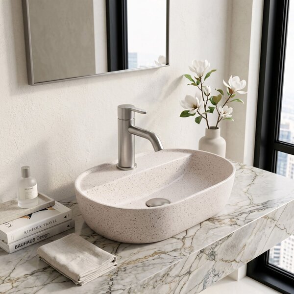 Countertop washbasin REA Aura 42 Sandy